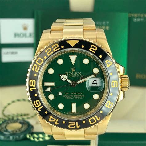 rolex green dial gmt|Rolex gmt master ii 116718.